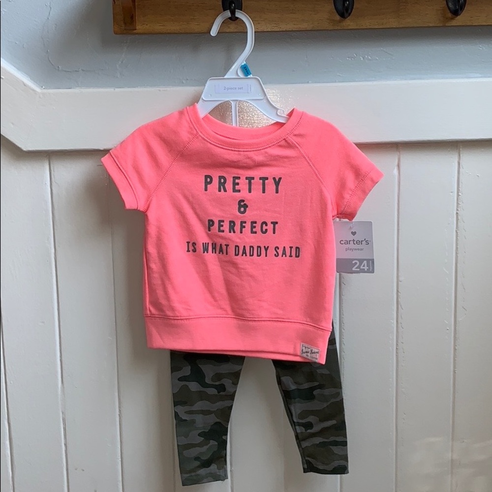 NWT Carter’s  Pretty & Perfect is What Daddy Said